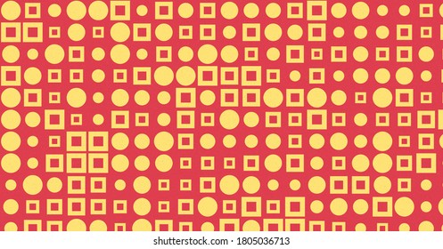 Abstract Color Halftone Dots generative art background illustration