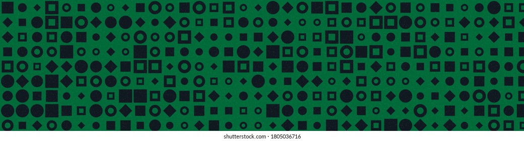 Abstract Color Halftone Dots generative art background illustration