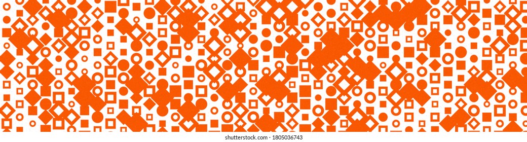Abstract Color Halftone Dots generative art background illustration