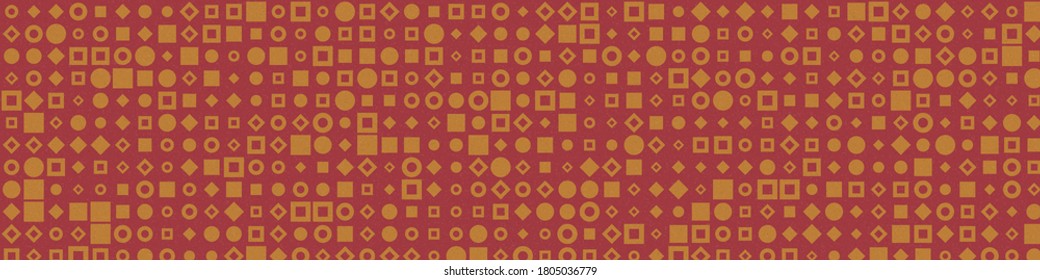 Abstract Color Halftone Dots generative art background illustration