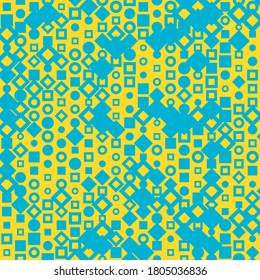 Abstract Color Halftone Dots generative art background illustration
