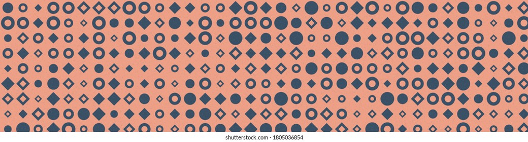 Abstract Color Halftone Dots generative art background illustration