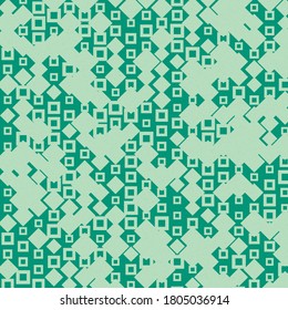 Abstract Color Halftone Dots generative art background illustration