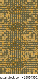 Abstract Color Halftone Dots generative art background illustration