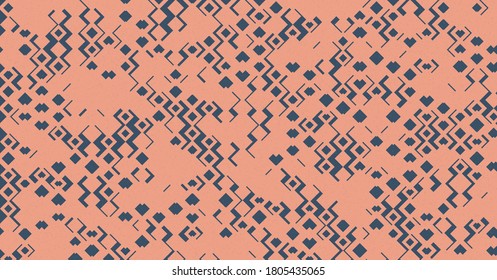 Abstract Color Halftone Dots generative art background illustration