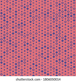 Abstract Color Halftone Dots generative art background illustration