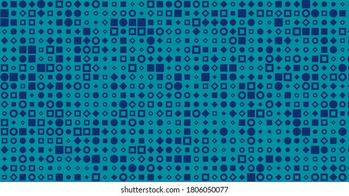 Abstract Color Halftone Dots generative art background illustration