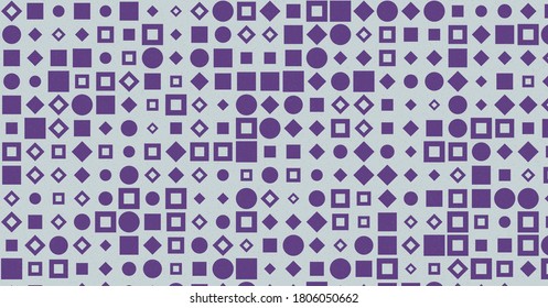 Abstract Color Halftone Dots generative art background illustration