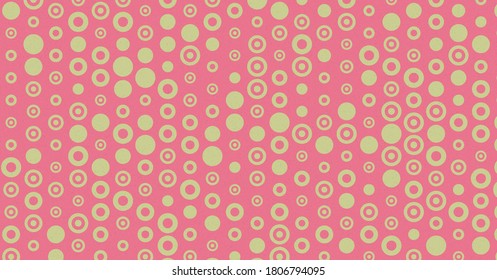 Abstract Color Halftone Dots generative art background illustration