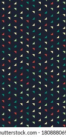 Abstract Color Halftone Dots generative art background illustration