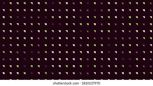 Abstract Color Halftone Dots generative art background illustration