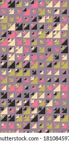 Abstract Color Halftone Dots generative art background illustration