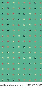 Abstract Color Halftone Dots generative art background illustration