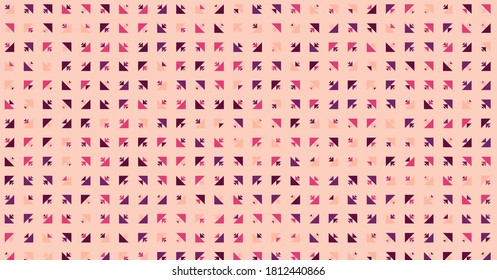 Abstract Color Halftone Dots generative art background illustration