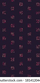 Resumen Color Halftone Dots ilustración de fondo de arte generativo