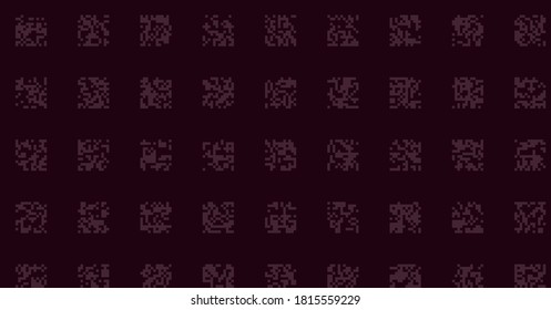 Abstract Color Halftone Dots generative art background illustration