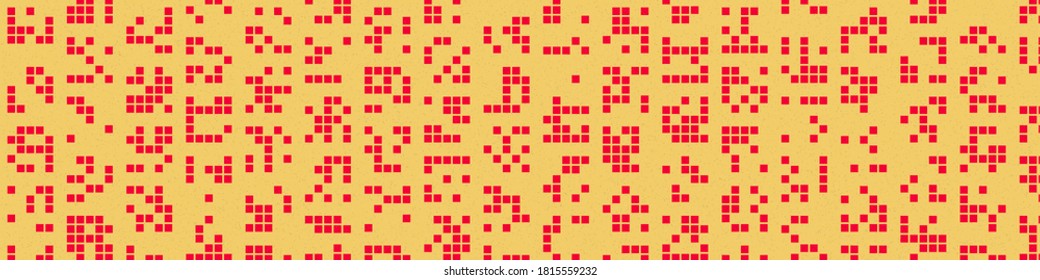 Abstract Color Halftone Dots generative art background illustration