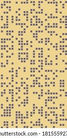 Abstract Color Halftone Dots generative art background illustration