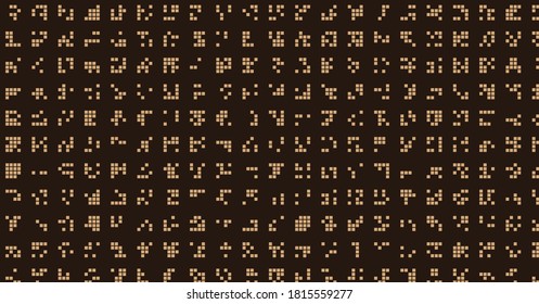 Resumen Color Halftone Dots ilustración de fondo de arte generativo