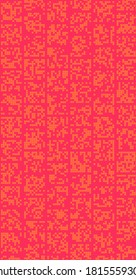 Abstract Color Halftone Dots generative art background illustration