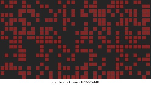 Abstract Color Halftone Dots generative art background illustration