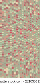 Resumen Color Halftone Dots ilustración de fondo de arte generativo