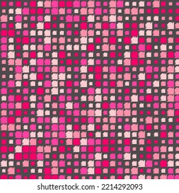 Abstract Color Halftone Dots generative art background illustration