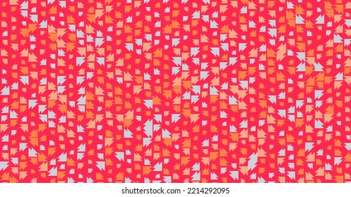 Abstract Color Halftone Dots generative art background illustration