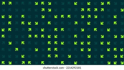 Abstract Color Halftone Dots generative art background illustration