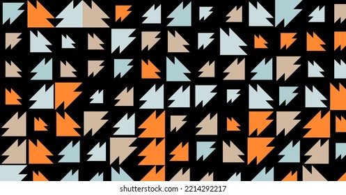 Abstract Color Halftone Dots generative art background illustration