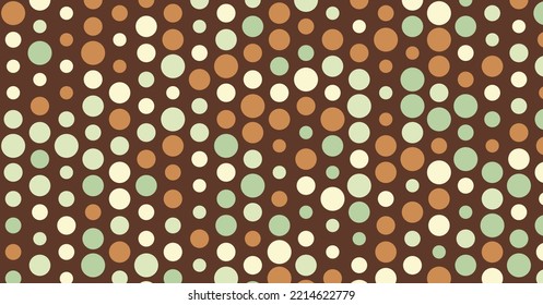 Resumen Color Halftone Dots ilustración de fondo de arte generativo