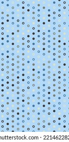 Abstract Color Halftone Dots generative art background illustration