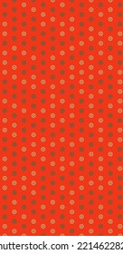 Abstract Color Halftone Dots generative art background illustration
