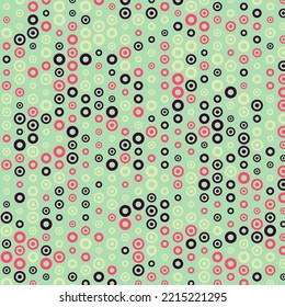 Abstract Color Halftone Dots generative art background illustration