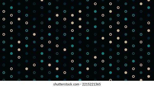 Resumen Color Halftone Dots ilustración de fondo de arte generativo