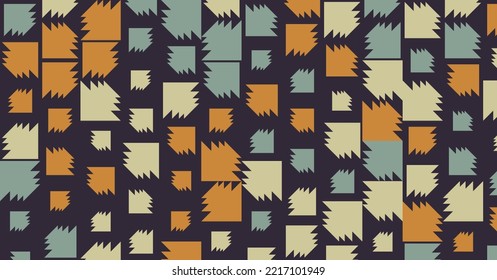Abstract Color Halftone Dots generative art background illustration