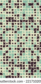 Abstract Color Halftone Dots generative art background illustration