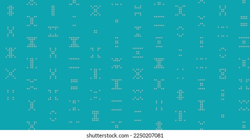 Resumen Color Halftone Dots ilustración de fondo de arte generativo
