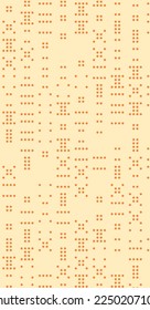 Resumen Color Halftone Dots ilustración de fondo de arte generativo