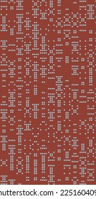 Abstract Color Halftone Dots generative art background illustration