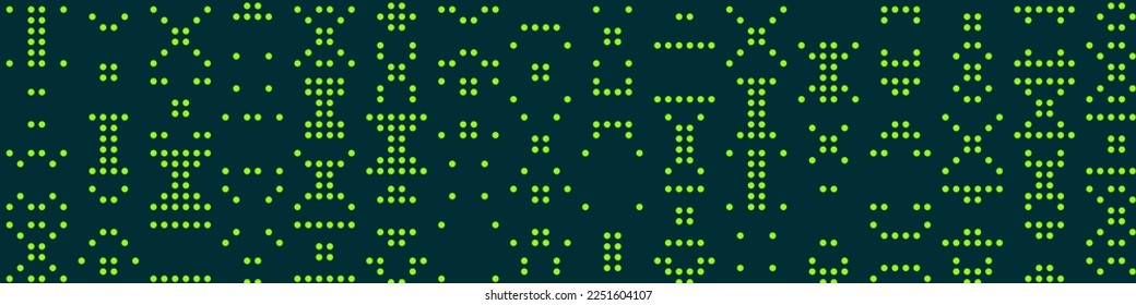 Resumen Color Halftone Dots ilustración de fondo de arte generativo