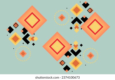 Abstrakte Farbe Halftone Dots generative Kunst Hintergrund. Vektorgrafik.