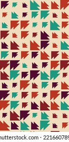 Resumen Color Ilustración de fondo de arte generativo de semitono