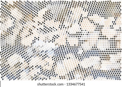 Abstract color halftone pattern