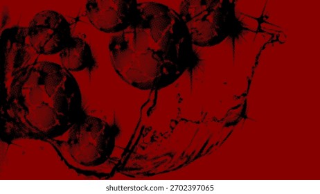 Abstrakte Farbe, halbtonroter Hintergrund_32