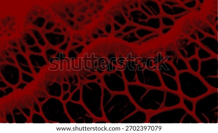Abstract Color Halftone Red Background_32
