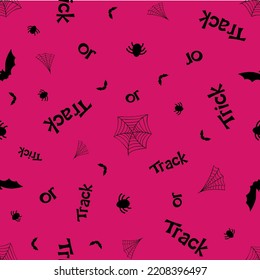 abstract color halloween graphic,  vector halloween themed seamleless pattern