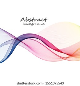 
Abstract color horizontal wave background