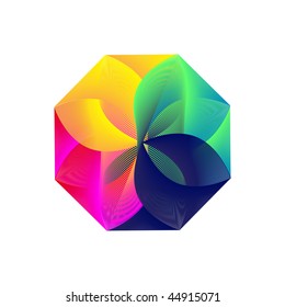 abstract color icon