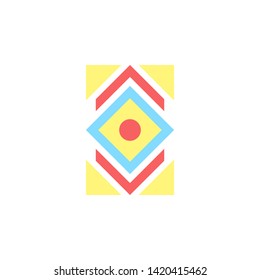 Abstract color icon. Element of boho color icon. Premium quality graphic design icon. Signs and symbols collection icon for websites, web design, mobile app
